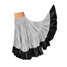 Satin Belly Dance 25 Yard 4 Tier Skirt Last Black S65 - Regular Size 3