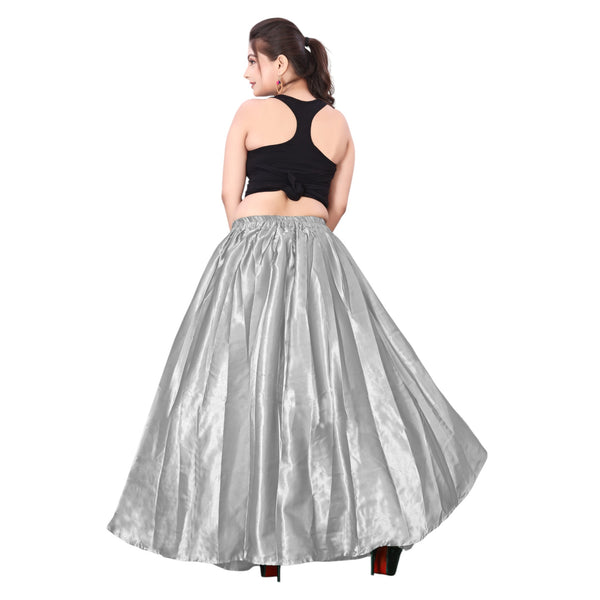 Satin Belly Dance Half Circle Skirt S9-Regular Size 3