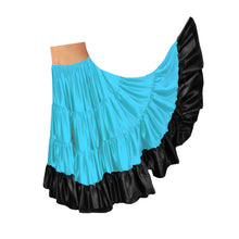 Satin Belly Dance 25 Yard 4 Tier Skirt Last Black S65 - Regular Size 3