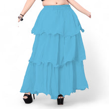 Chiffon 3 Layer Belly Dance Skirt C3- Regular Size 2