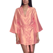 Satin Night Wear Bathrobe S26  - Regular Size 3