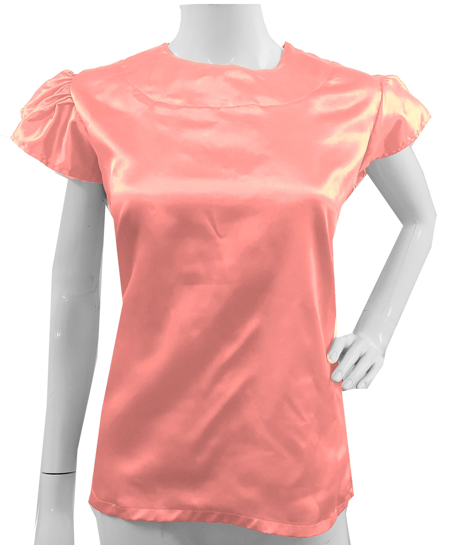 Satin Top / T shirt S89 - Regular Size 3