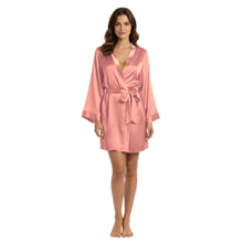 Satin Night Wear Bathrobe | Luxurious Kimono Robe S-3XL | 41 Colors S104