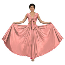 Brownish Gray Satin Belly Dance Costume, neutral chic set.