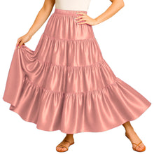 Ultimate Satin 32 Yard 4 Tier Skirt | Pro Belly Dance S-3XL S30