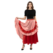 Satin Half Circle Belly Dance Skirt | Elegant Flow S-3XL | 41 Colors S71