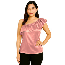 Satin Sleeveless Fancy Top | Party & Evening Wear S-3XL | 41 Colors S87