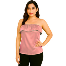 Satin Sleeveless Fancy Top | Party & Evening Wear S-3XL | 41 Colors S88