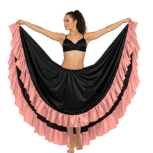 Satin 12 Yard Skirt w/ Frill | Full Volume Dance S-3XL | 41 Colors S22
