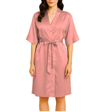 Satin Night Wear Bathrobe | Luxurious Kimono Robe S-3XL | 41 Colors S79
