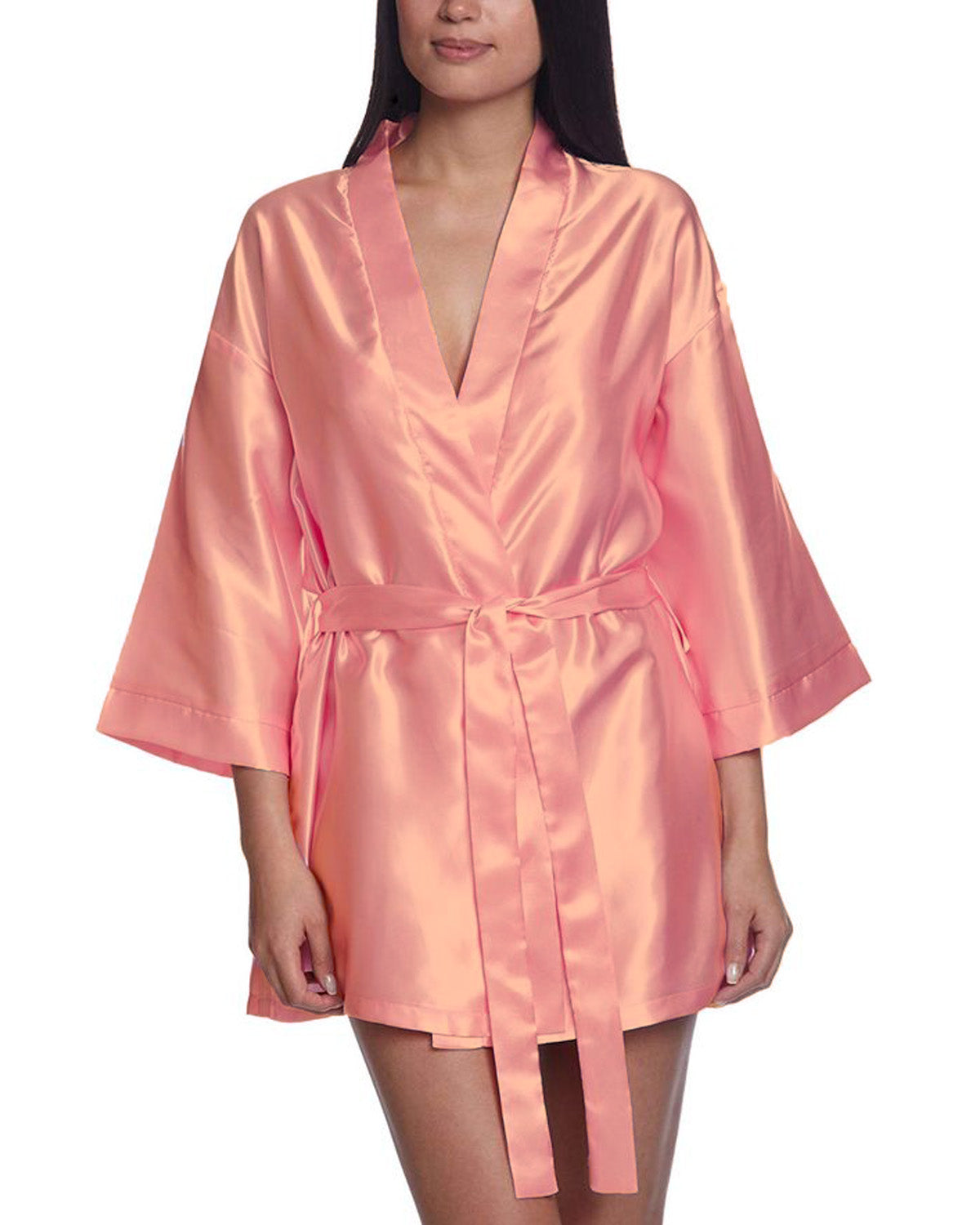 Satin Night Wear Bathrobe S26  - Regular Size 3