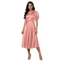 Satin Long Party Dress | Flowy Formal Gown S-3XL | 41 Colors S117