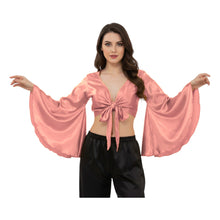 Satin Belly Dance Top | Self-Tie Choli Haut S-3XL | 41 Colors S29