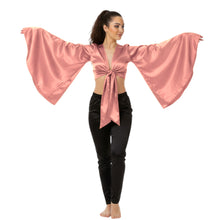 Satin Belly Dance Top | Self-Tie Choli Haut S-3XL | 41 Colors S37