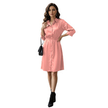 Satin Long Button Down Dress Shirt | Party Tunic S-3XL | 41 Colors S115