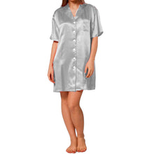 Satin Long Night wear Loser Shirt S111  - Regular Size 3