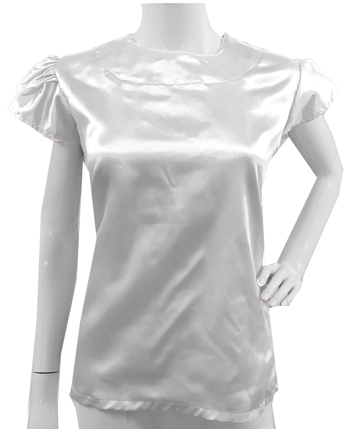 Satin Top / T shirt S89 - Regular Size 3