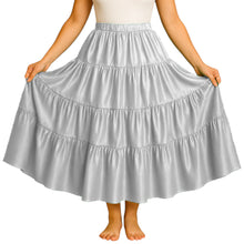 12 Yard 4 Tier Belly Dance Skirt | Full Volume Flow S-3XL S32