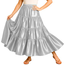 Ultimate Satin 32 Yard 4 Tier Skirt | Pro Belly Dance S-3XL S30