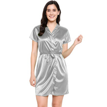 Satin Night Wear Bathrobe | Luxurious Kimono Robe S-3XL | 41 Colors S108