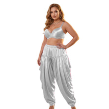 Satin Salwar Pants for Women – Wide Leg Harem Pants, S-5XL, 41 Colors S149