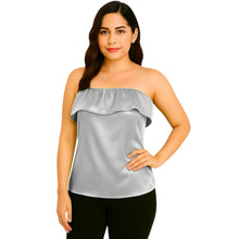 Satin Sleeveless Fancy Top | Party & Evening Wear S-3XL | 41 Colors S88