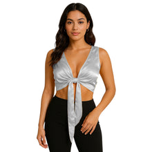 Light Coral Satin Sleeveless Ruffle Top, soft performance choli.