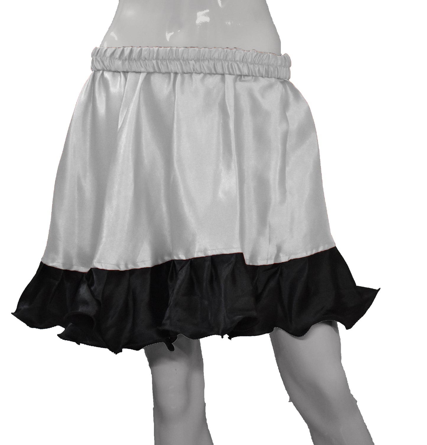 Satin Short skirt with Frill S63 - Regular Size 3