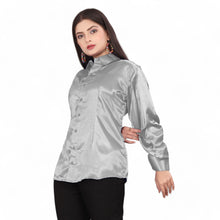 Satin Solid Casual Shirt S81 - Regular Size 3