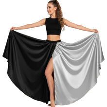Reversible Full Circle Dance Skirt | Front Cut Flow S-3XL | 41 Colors S59