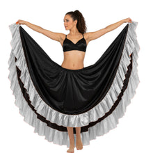 Satin 12 Yard Skirt w/ Frill | Full Volume Dance S-3XL | 41 Colors S22