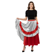 Satin Half Circle Belly Dance Skirt | Elegant Flow S-3XL | 41 Colors S71
