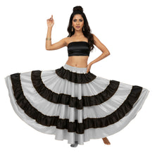 Satin Full Circle Dance Skirt Frill | 360° Flow S-3XL S46