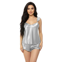 Satin Fancy Pajama Set | Luxury Night Wear PJs S-3XL | 41 Colors S99