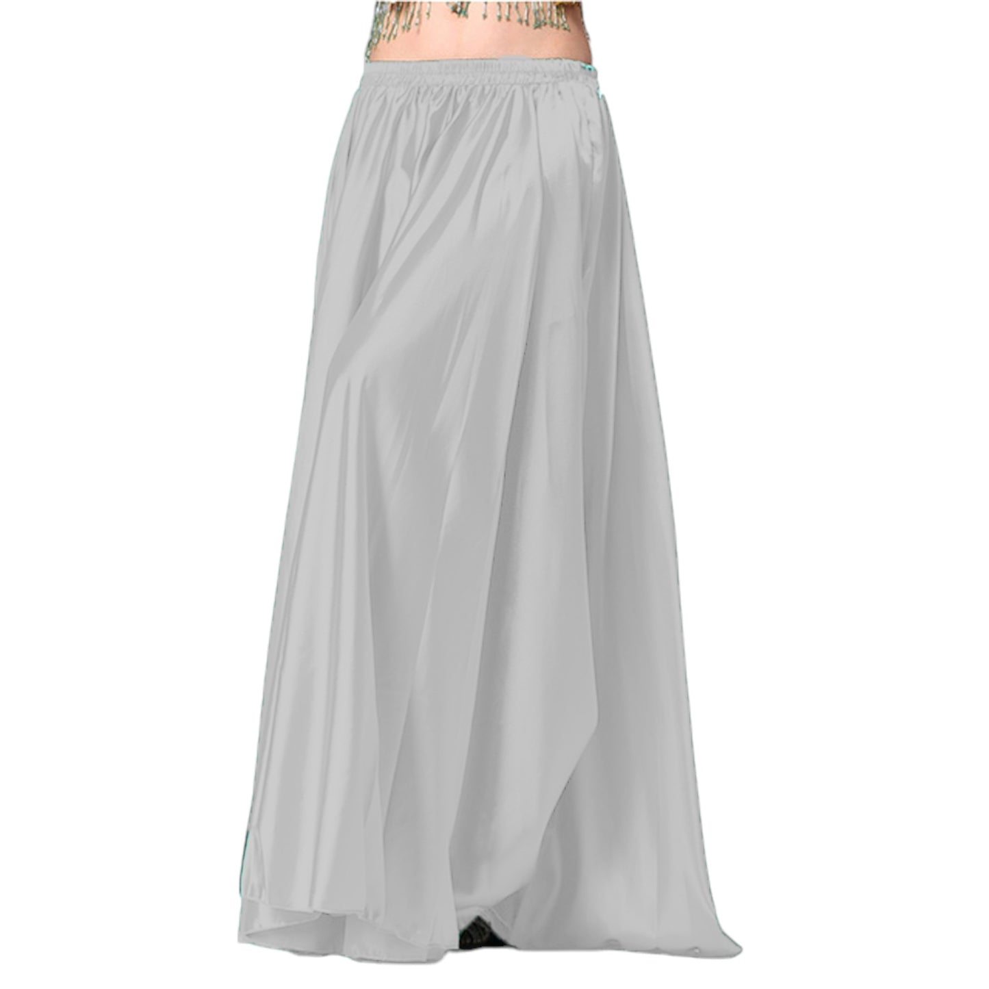 Satin Belly Dance Full Circle Skirt S69 - Regular Size 3