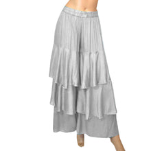 Satin Belly Dance 3 Layer Satin Palazzo Pants S97 - Regular Size 3