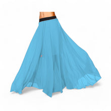 Chiffon Half Circle Belly Dance Skirt | Sleek A-Line Flow Practice Wear C13