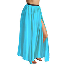 Side  Slit A line Belly Dance skirt 4 Layer Skirt S95 - Regular Size 3