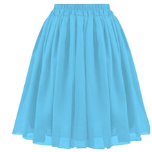 Flowy Chiffon Mini Skirt - High-Waist Pleated Party & Cocktail Wear C27