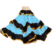 Belly Dance Skirts Full Circle with 3 Layer S75 - Regular Size 3