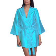 Satin Night Wear Bathrobe S26  - Regular Size 3