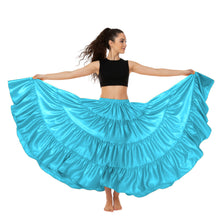 Ultimate Satin 25 Yard 4 Tier Skirt | Belly Dance Skirt S-5XL S20