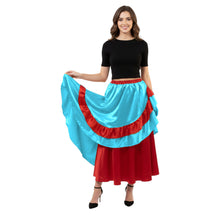 Satin Half Circle Belly Dance Skirt | Elegant Flow S-3XL | 41 Colors S71