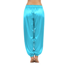 Satin Belly Dance Harem Pants | Flowy Trousers S-3XL | 41 Colors S66