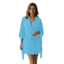 Chiffon Sheer Nightwear Bathrobe | Lingerie Robe S-5XL | 30 Colors C46