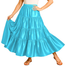 Ultimate Satin 32 Yard 4 Tier Skirt | Pro Belly Dance S-3XL S30