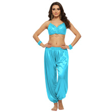 Satin Belly Dance Harem Pants | Flowy Trousers S-3XL | 41 Colors S10