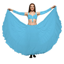 25 Yard 4-Tier Chiffon Belly Dance Skirt | Extreme Volume Sheer Dancewear C7