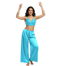 Satin Palazzo Pants | Belly Dance Wide Leg Flow S-3XL | 41 Colors S19