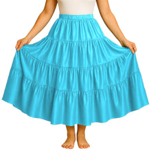 12 Yard 4 Tier Belly Dance Skirt | Full Volume Flow S-3XL S32